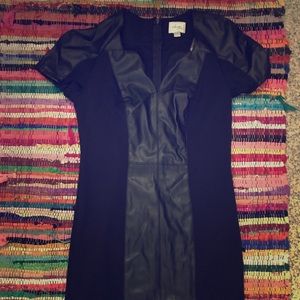 Black pleather dress